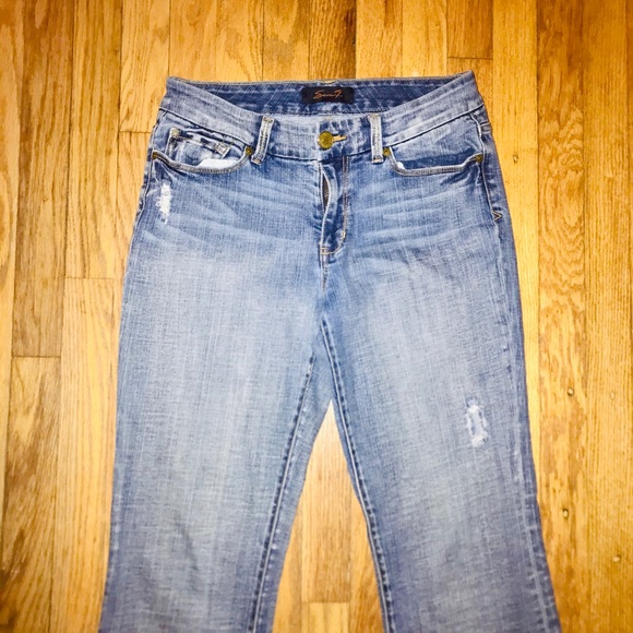 Seven7 Jeans Distressed Light Denim - Picture 7 of 8